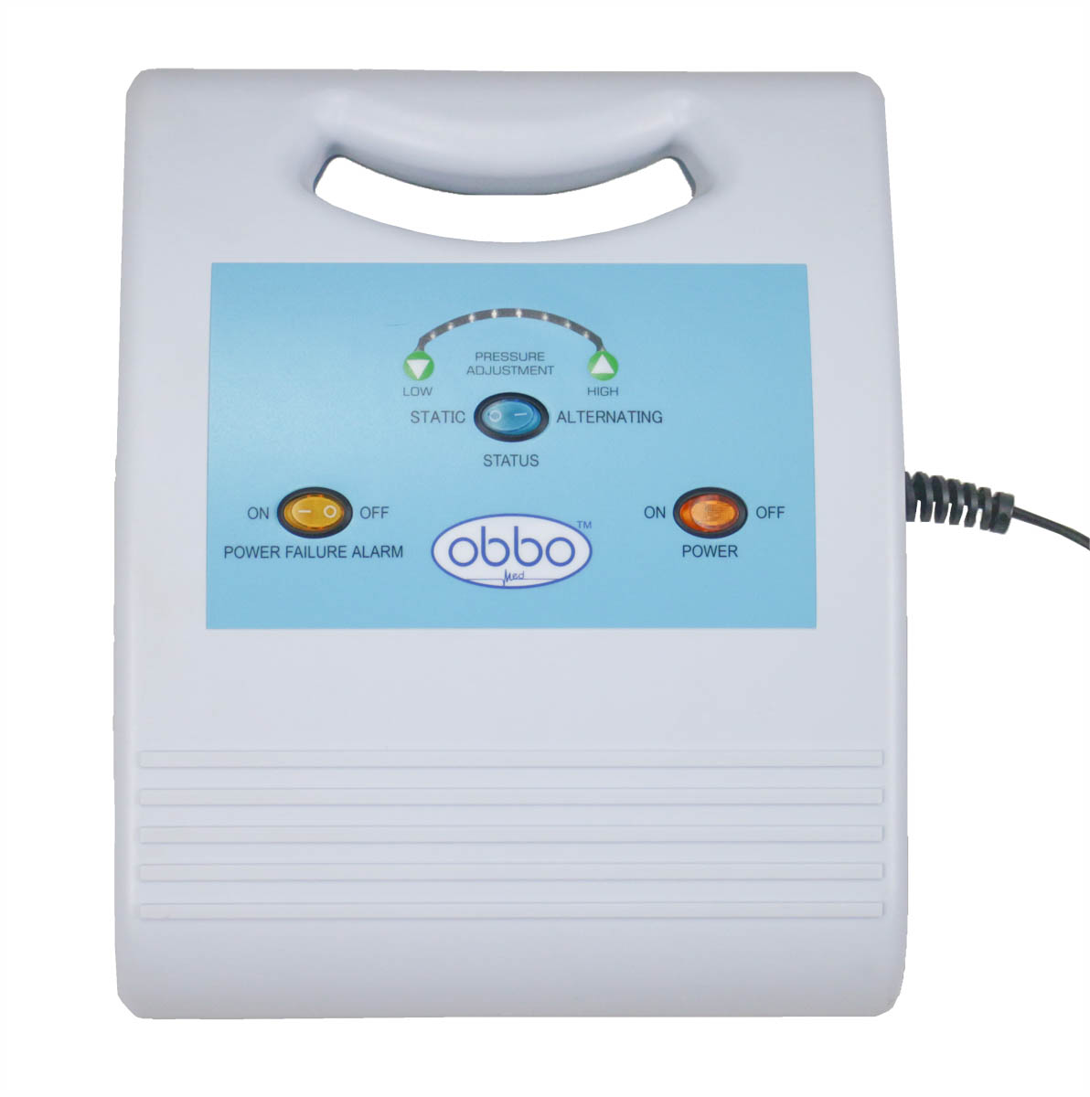 MA-6200 Wechseldruckmatratze, Antidekubitis, Luftkammern, geringer Luftverlust, Luftdruckregelung Pumpsystem, medizinische Matratze bei Druckgeschwüren und Wundliegen, geeignet für Standard Krankenhausbetten, Abmessungen 200x90cm – Bild 4